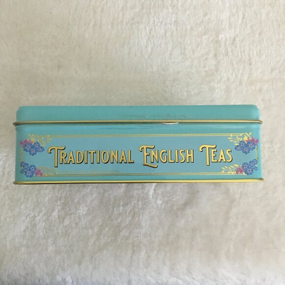 Traditional English Teas Vintage Victorian Tin 72 Bags 7.5 x 5 Tin - Picture 9 of 15